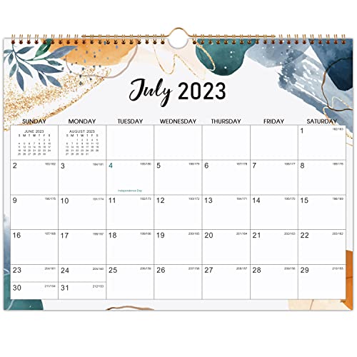 Calendar 2023-2024 - Wall Calendar 2023-2024, July 2023 to December 2024, 11.6''x 14.7'', 18 Months Calendar with Daily Blocks and Julian Dates, Perfect 2023-2024 Calendar for Easy Planning