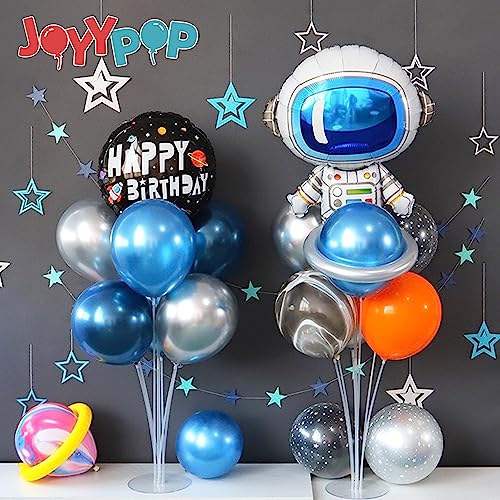 JOYYPOP 4 Sets Balloon Stand Kit For Table, Balloon Sticks with Base Birthday Graduation Party Decorations Wedding
