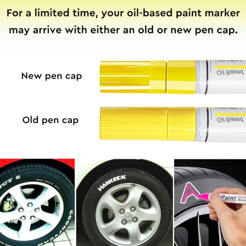 Oil Based Paint Pen, Permanent Paint Marker: Quick-Dry, Waterproof Paint Set of 12 for Rock Painting, Glass, Fabric, Ceramic, Wood, Metal, Mug, Plastic, Stone, Christmas Stencil Art Craft Supplies Kit