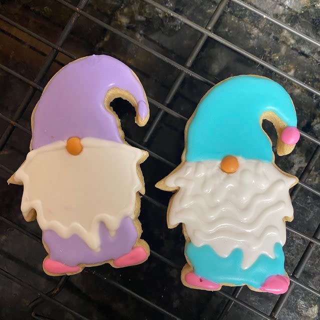 Gnome Cookie Cutter Set-5.3" 4.5" 4.3"-3-Pieces-Holiday Cookie Cutters Fondant Biscui Cutters