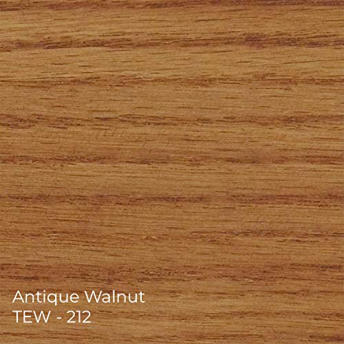 SamaN Interior Water Based Wood Stain - Natural Stain for Furniture, Moldings, Wood Paneling, Cabinets (Antique Walnut TEW-212-12, 12 oz)