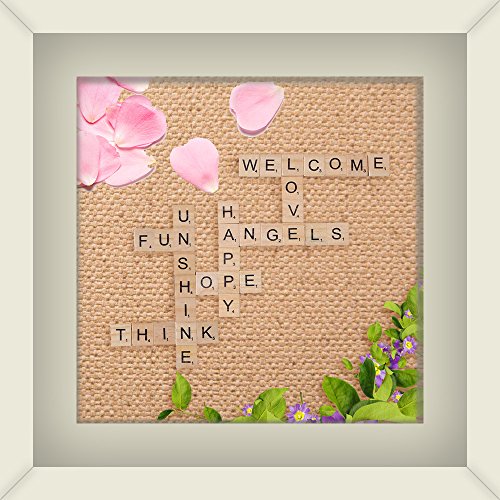 QMET 200PCS Scrabble Letters for Crafts - Wood Scrabble Tiles-DIY Wood Gift Decoration - Making Alphabet Coasters and Scrabble Crossword Game