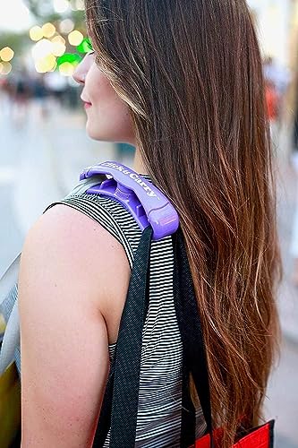 Click & Carry Grocery Bag Carrier, 2 Pack, Black - As seen on Shark Tank, Soft Cushion Grip, Hands Free Grocery Bag Carrier, Plastic Bag Holder, Haul Sports Gear, Click and Carry with Ease