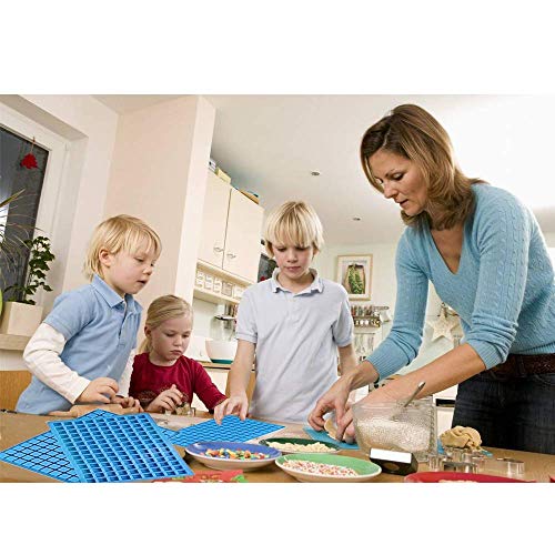 Palksky Silicone Molds for Candy Chocolate Gummy baking, (3 PCS) 126 Cavity Mini Square mold for Ice Cube Pralines Caramels