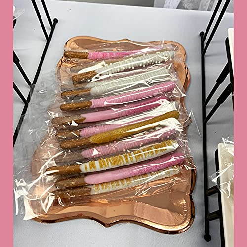 Self Sealing Cellophane Bags,2x10 Inches 100 Pcs Clear Pretzel Rod Bags, Resealable Cellophane Bag for Packaging ICY Candy Popsicle,Gifts, Favors, Products, Candy