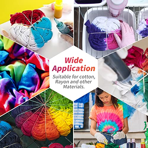 Tie Dye Powder, 12 Colors Dye Packets, Color Powder Packets Bright Fabric Dye, Tie Dye Party Supplies Suitable for Children and Adults（12Pack,10G Per Pack）…