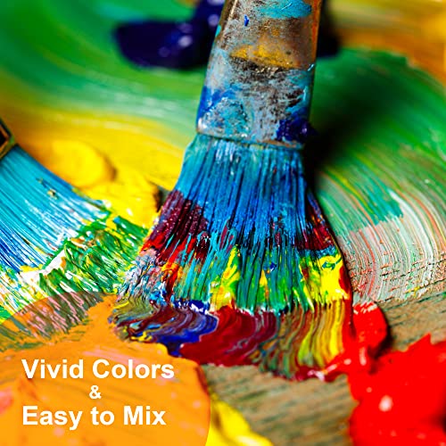 PHOENIX Oil Paint Set, 36x12ml/0.4 Fl Oz Tubes, Non-toxic Oil Based Paints for Canvas Craft Painting, Great Value Art Supplies for Artists, Adults, Kids & Beginners