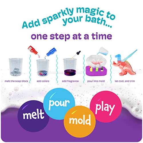 Dinosaur Science DIY Craft Kit - STEM Toys for Kids Ages 3-12 - Soap Making, Gifts for Boys and Girls