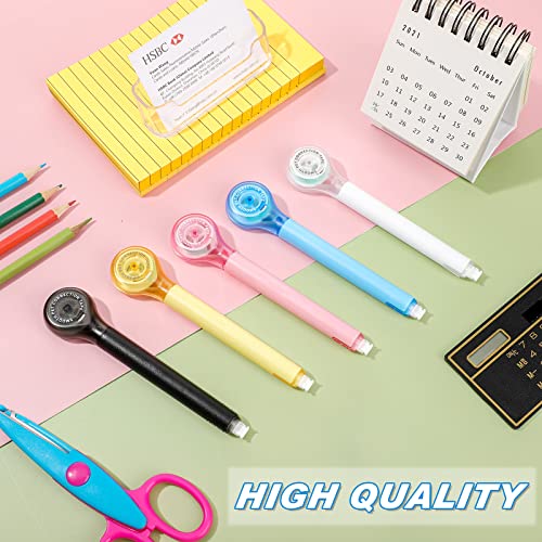 Gersoniel 10 Pack Correction Tape Pen, Ink Corrector Tape Eraser for School Office Supplies, 0.2 x 236 Inch