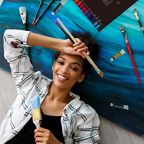 PHOENIX Oil Paint Set, 36x12ml/0.4 Fl Oz Tubes, Non-toxic Oil Based Paints for Canvas Craft Painting, Great Value Art Supplies for Artists, Adults, Kids & Beginners