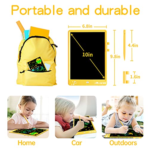 ZMLM Toys for 3-12 Years Old Kids - 10 Inch LCD Writing Tablet Coloring Screen Drawing Board Digital Educational Pad Art Craft for Boy Girl Toddler Teen School Activity Christmas Game Gift