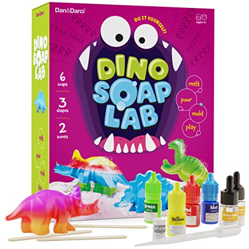 Dinosaur Science DIY Craft Kit - STEM Toys for Kids Ages 3-12 - Soap Making, Gifts for Boys and Girls