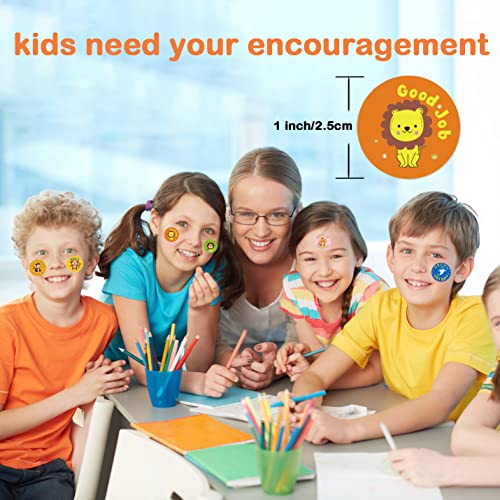 Giliger 2000pcs Teacher Motivational Stickers for Kids Reward Stickers Students Children 4 Roll Motivational Stickers Labels 30 Styles