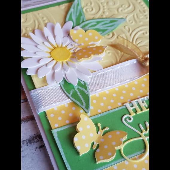 Kwan Crafts Leaves Plastic Embossing Folders for Card Making Scrapbooking and Other Paper Crafts