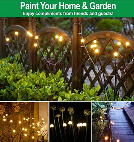 SIOTMERA 8 Counts Solar Lights Outdoor Waterproof IPX5, Solar Garden Lights, Firefly Garden Lights Solar Outdoor Lights, Christmas Lights Outdoor Decor, for Yard Patio Pathway Garden Decor