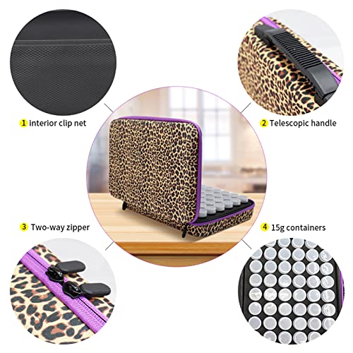 ZORETCO Diamond Painting Storage Containers,60 Slots Diamond Painting Accessories with Tools for Diamond Art Organizer Craft Jewelry Beads Storage Box