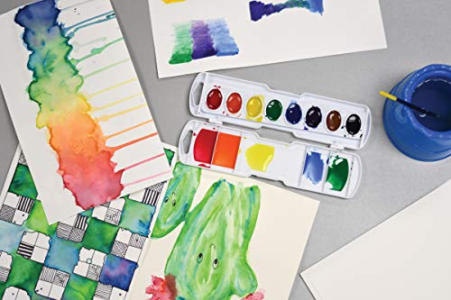 UCreate Watercolor Paper, Bulk, 140 Lb., White, 9" x 12", 50 Sheets