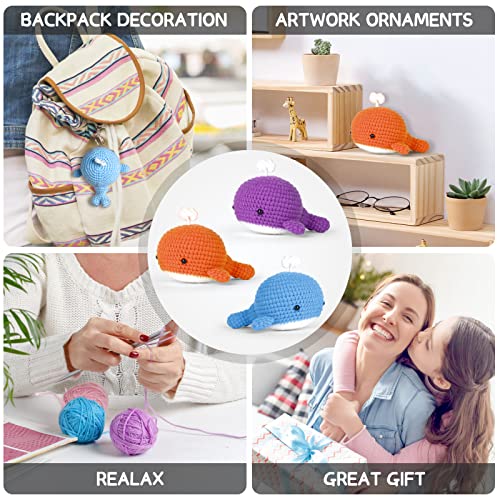 ArwySciI Crochet Kit for Beginners,DIY Craft for Adults, Kids, Great Gift for Crochet Lovers, Crochet Animal Kits with Step by Step Videos,Crochet Hook,Birthday Gift, Holiday Gift