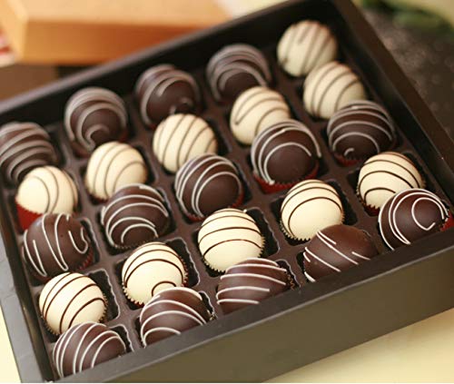 BUSOHA 24 Cavities Semicircle Silicone Molds - Mini Semi Sphere Round Dome Fondant Mold, Bomb Teacake Baking Pan for Cake Decoration, Chocolate Candy Gummy Mousse Jelly Pudding Ice Cube Tray, Set of 2