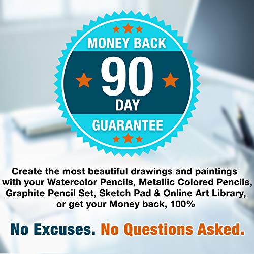 Drawing Pencils Art Supplies – 55pc Colored Pencils For Kids, Teens, And Adults Includes Charcoal Pencils, Graphite Pencils, Sketch Pencils Digital Ebook Library Of Drawing Tutorials And Sketch book
