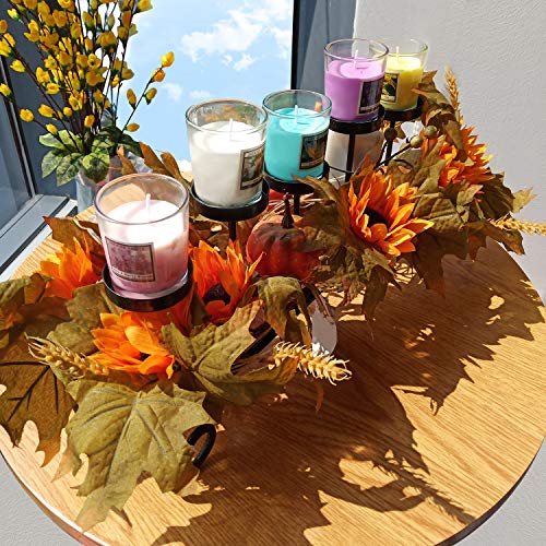 Set of 12 Scented Candles with 6 Fragrance, Natural Soy Wax Glass Votive Candles for Home Scented and Stress Relief, Christmas Thanksgiving Return Gift for Women/Girl