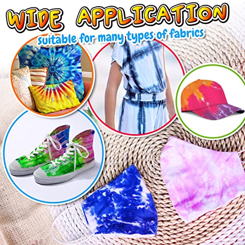 PATIFEED Tie Dye Kit, 35 Colors Fabric Tyedyedye Kit, Non-Toxic Tye Dye Kit for Kids, Adults, Large Groups, Handmade Party