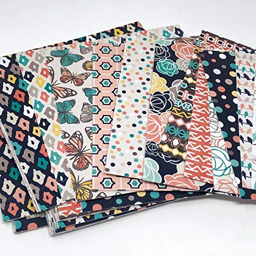 6X6 Pattern Paper Pack - Free Spirit - Card Making Scrapbook Specialty Paper Single-Sided 6"x6" Collection Includes 64 Sheets - by Miss Kate Cuttables