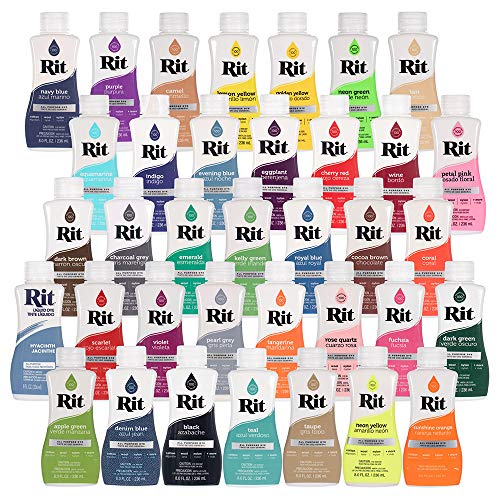 Rit Dye Liquid – Wide Selection of Colors – 8 Oz. (Aquamarine)