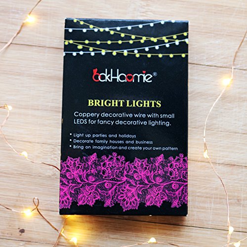 6 PACK 7Feet Starry String Lights Waterproof Fairy String Lights 20 Micro Starry Leds On Silvery Copper Wire CR2032 Batteries Included for Wedding Centerpiece Party Christmas Table Decor Warm White