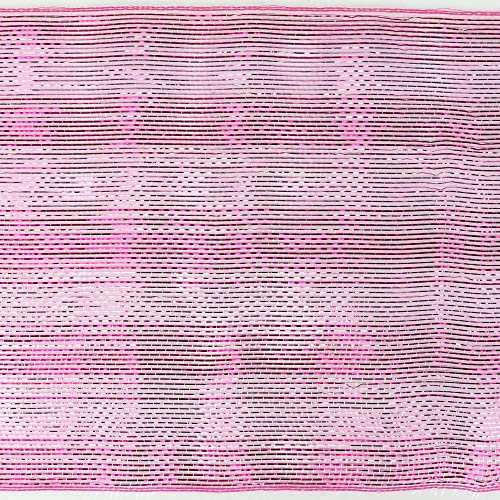 MEEDEE Pink Deco Mesh 10 Inch Valentine Hot Pink Mesh Ribbon Fabric Mesh Roll Decorative Mesh Wreath Supplies for Valentine's Day Wreath Front Door Mesh Wreath (30 Feet)