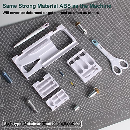 Tool Organizer for Cricut Maker 3 & Maker, Cricut Blade Storage Accessories and Supplies for Cutting Blades, Cricut Machine Organization and Storage Tools, Knife and Blade Bundle Organizer (Tool Mod)