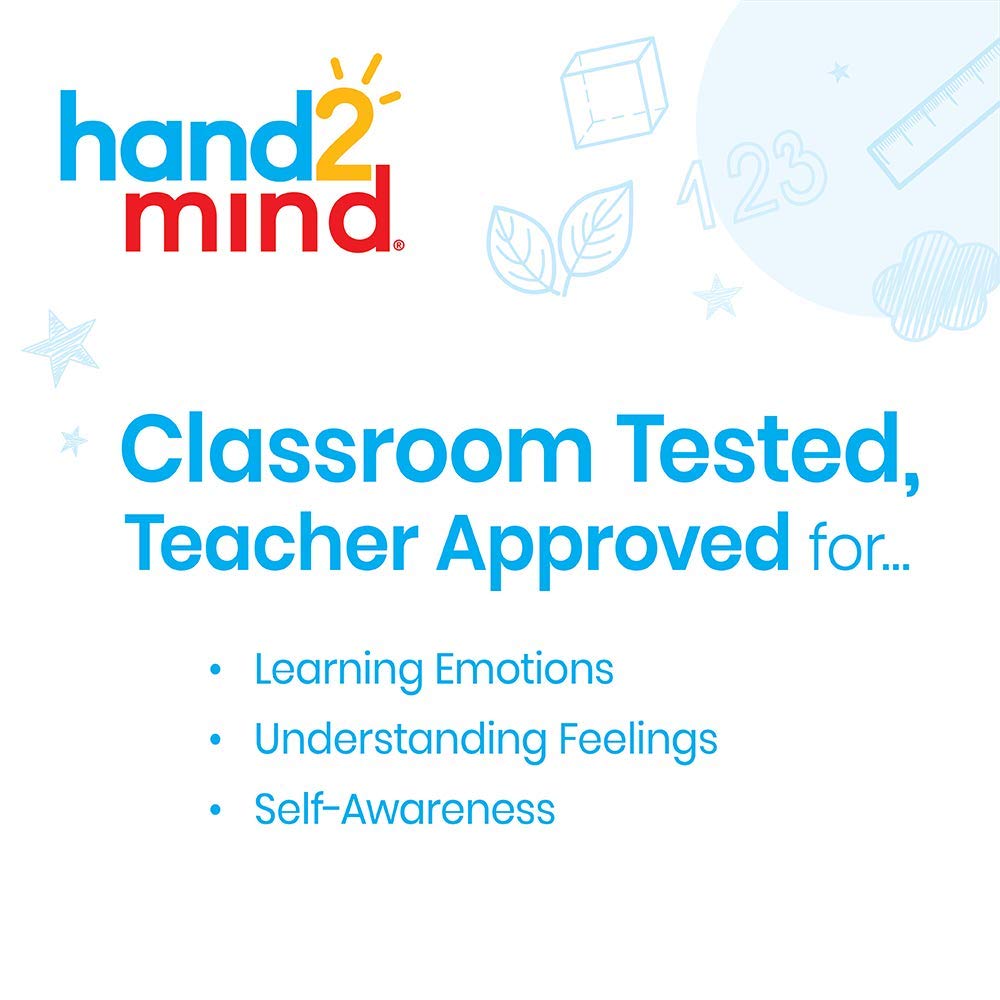hand2mind See My Feelings Mirror, Social Emotional Learning Activities, Play Therapy Toys, Autism Learning Materials, Kids Anxiety Relief, Anger Management Toys, Calm Down Corner Supplies (Set of 1)