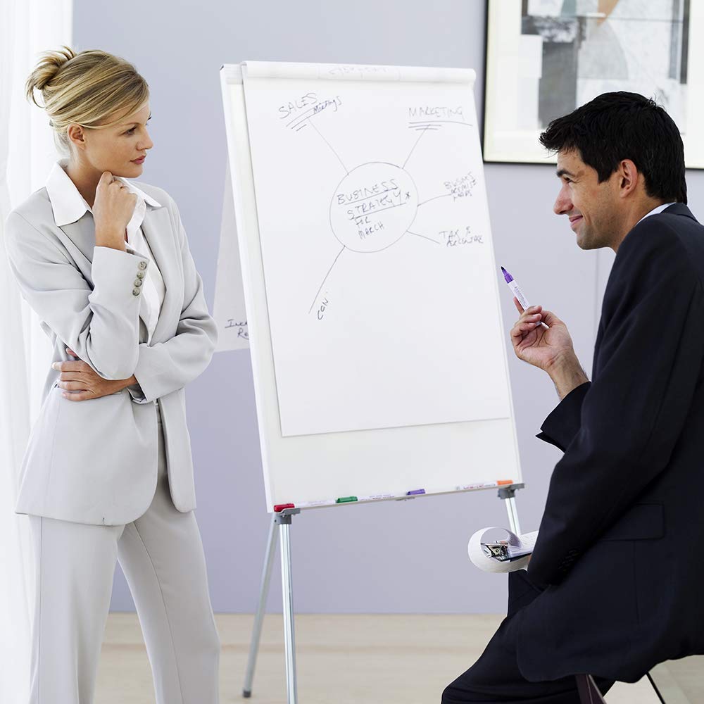 VIZ-PRO Standard Easel Pads, A1 Flipchart Paper Pad, 23 x 32 Inches, 25-Sheets/Pad