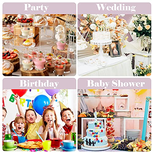 Zezzxu 2Pack Upgraded Acrylic Cake Pop Display Stand 15 Hole Clear Acrylic Lollipop Holder with 50Pcs Lollipop Sticks, 50Pcs Packaging Bags and 50Pcs Gold Metallic Twist Ties