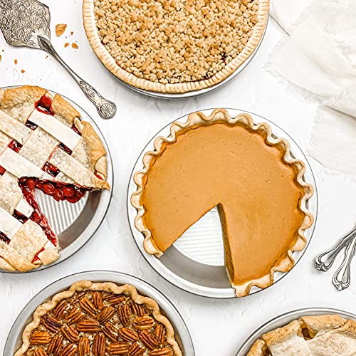 USA Pan Bakeware Aluminized Steel Pie Pan, 9-Inch