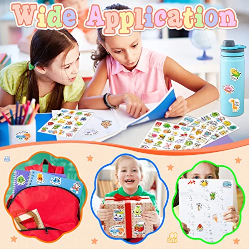 560 Pieces Punny Fun Reward Stickers for Kids Punny Labels Motivational Stickers Inspiration Positive Accents Teacher Supplies Stickers for Students Classroom Cute Incentive Stickers for School Chart