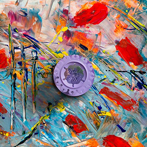 Paint Brush Cleaner Rinse Cup (All-in-One) Fine Art, Studio, Classroom | Brushes Holder & Silicone Cleaning System for Acrylic, Watercolor, and Water-Based Mediums