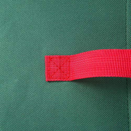 Sattiyrch Christmas Ornament Storage Box,600D Oxford Fabric Stores up-to 64 Standard Holiday Ornaments Holder,12 x 12 Inch 4 Layer Xmas Storage Containers,Green