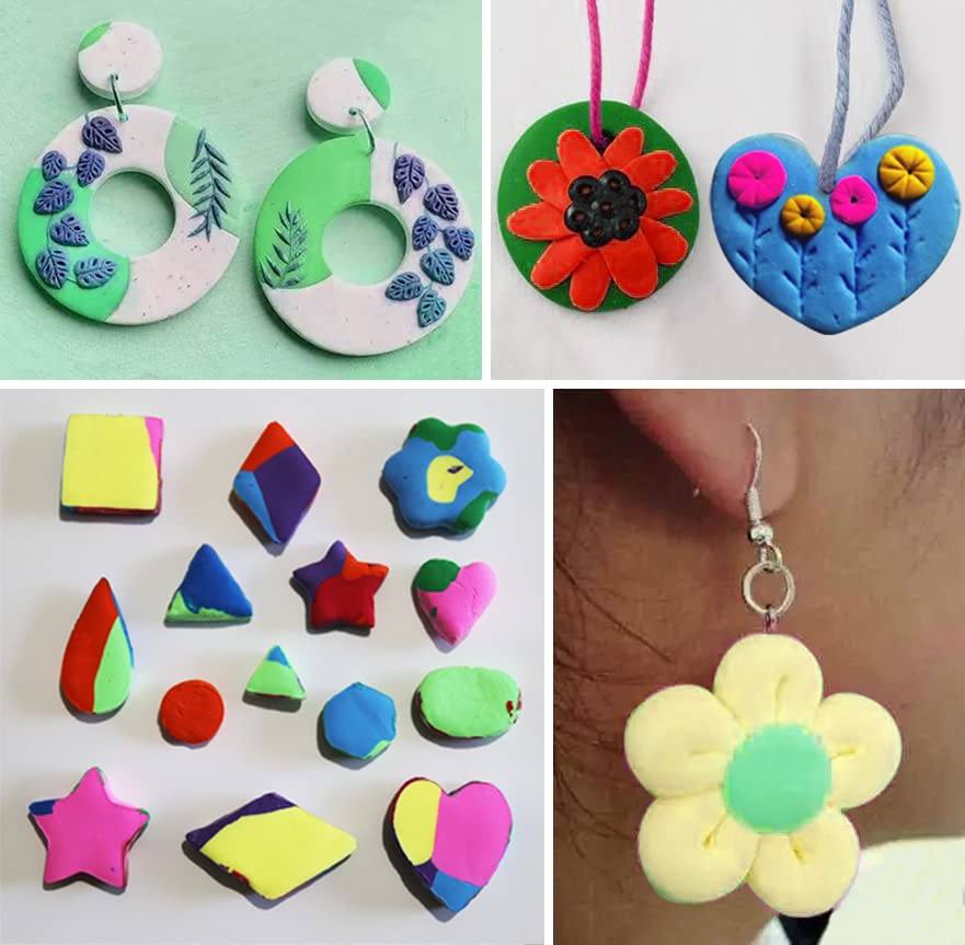 Mini Cookie Cutters Set - 30Pcs Small Heart Star Flower Round Square Hexagon Oval Diamond Shapes Cookie Cutters, Polymer Clay Cutters for Kids, Geometric Set for Biscuit Cutter, Fruit Cutter