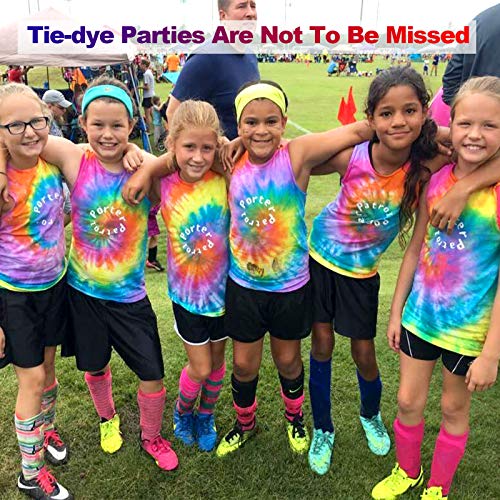 Large Tie Dye Kit for Kids and Adults - 239 Pack Permanent Tie Dye Kits for Clothing Craft Fabric Textile Party Group Handmade Project (Dye up to 60 Medium Adults T-Shirts!)