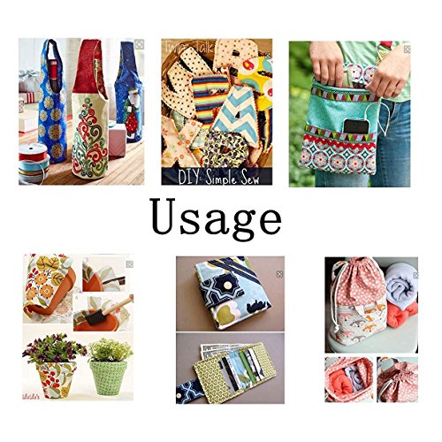 Quilting Fabric, Misscrafts 25pcs 8" x 8" (20cm x 20cm) Cotton Craft Fabric Bundle Patchwork Pre-Cut Quilt Squares for DIY Sewing Scrapbooking Quilting Dot Pattern