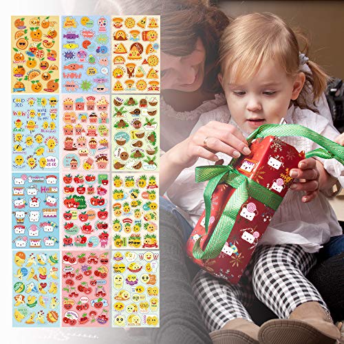 HORIECHALY Scratch and Sniff Stickers, 85 Sheets with 17 Different Scents. More 320 Designs as Rewards, Christmas Gifts, Decorations, Games for Children, Teachers, Parents, etc.