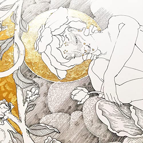 YongBo Gold Leaf Sheets, 100 pc 5.5" Gold Foil Paper for Arts Craft, Painting, Gilding, Slime, Nail Design, Furniture Decoration