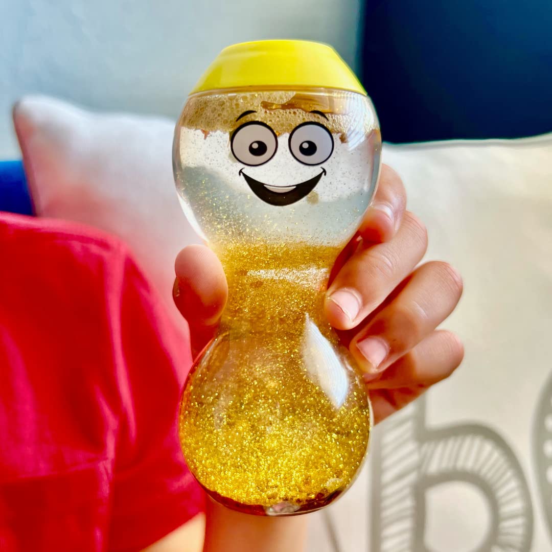 hand2mind Express Your Feelings Sensory Bottles, Play Therapy Toys, Visual Sensory Toys, Mindfulness for Kids, Comfort Items for Anxiety, Social Emotional Learning, Calm Down Corner Supplies