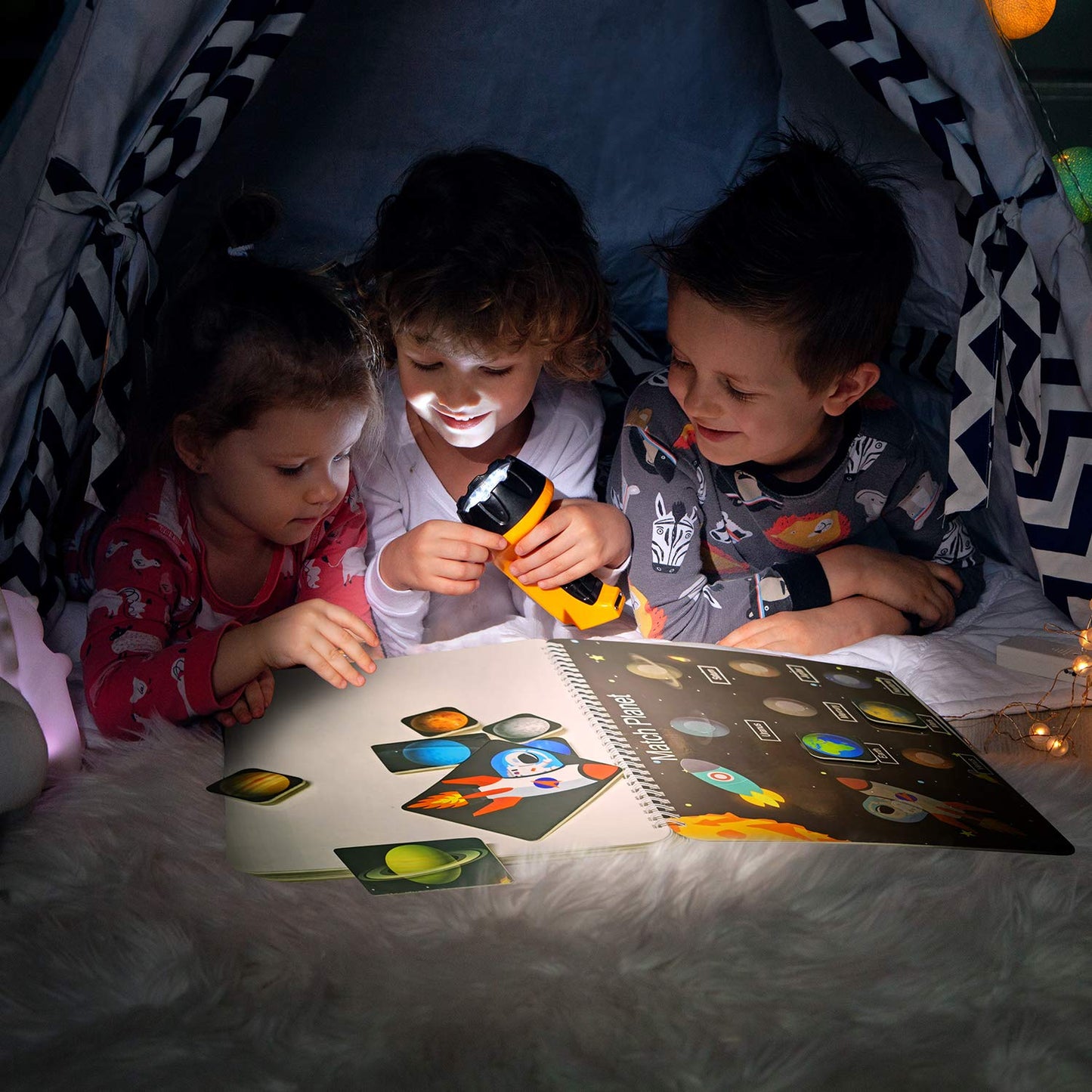 Busy Book for Kids, Montessori Autism Sensory Educational Toys, 12 Pages Toddler Preschool Activity Binder and Early Learning Toys - for Boys & Girls Develops Fine Motor Skills