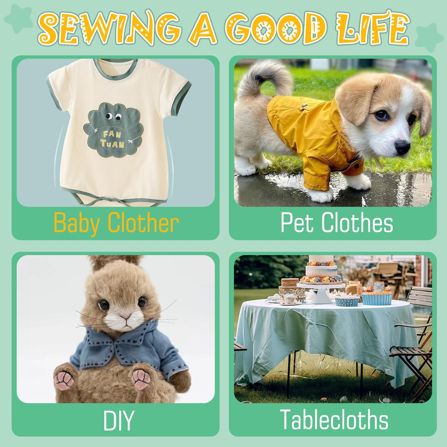 Handheld Sewing Machine, Mini Cordless Portable Hand Sewing Machine for Beginners, Household & Travel Quick Repairs Electric Hand Held Sewing Device for Fabric Clothing Kids Cloth Pet Clothes