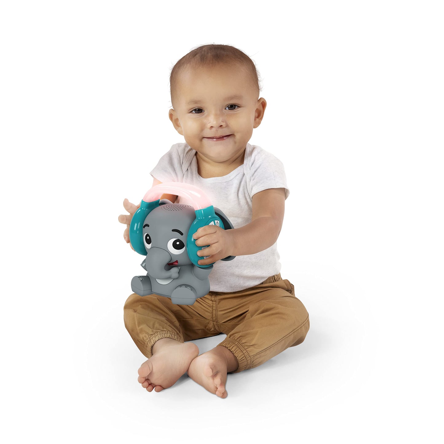 Baby Einstein Earl The Elephant Bluetooth Soother Sound Machine, Stream Music + Night Light, Infant to Toddler