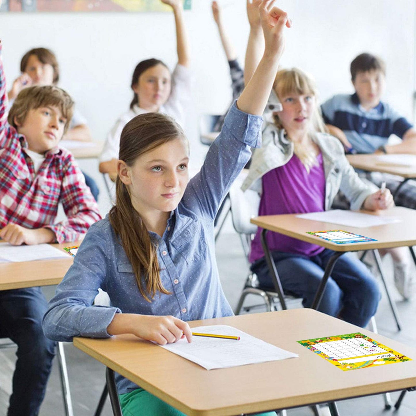 Pack of 66 Incentive Chart with 2080 Reward Star Stickers for Kids Students Classroom Behavior, Animal & Marine Theme