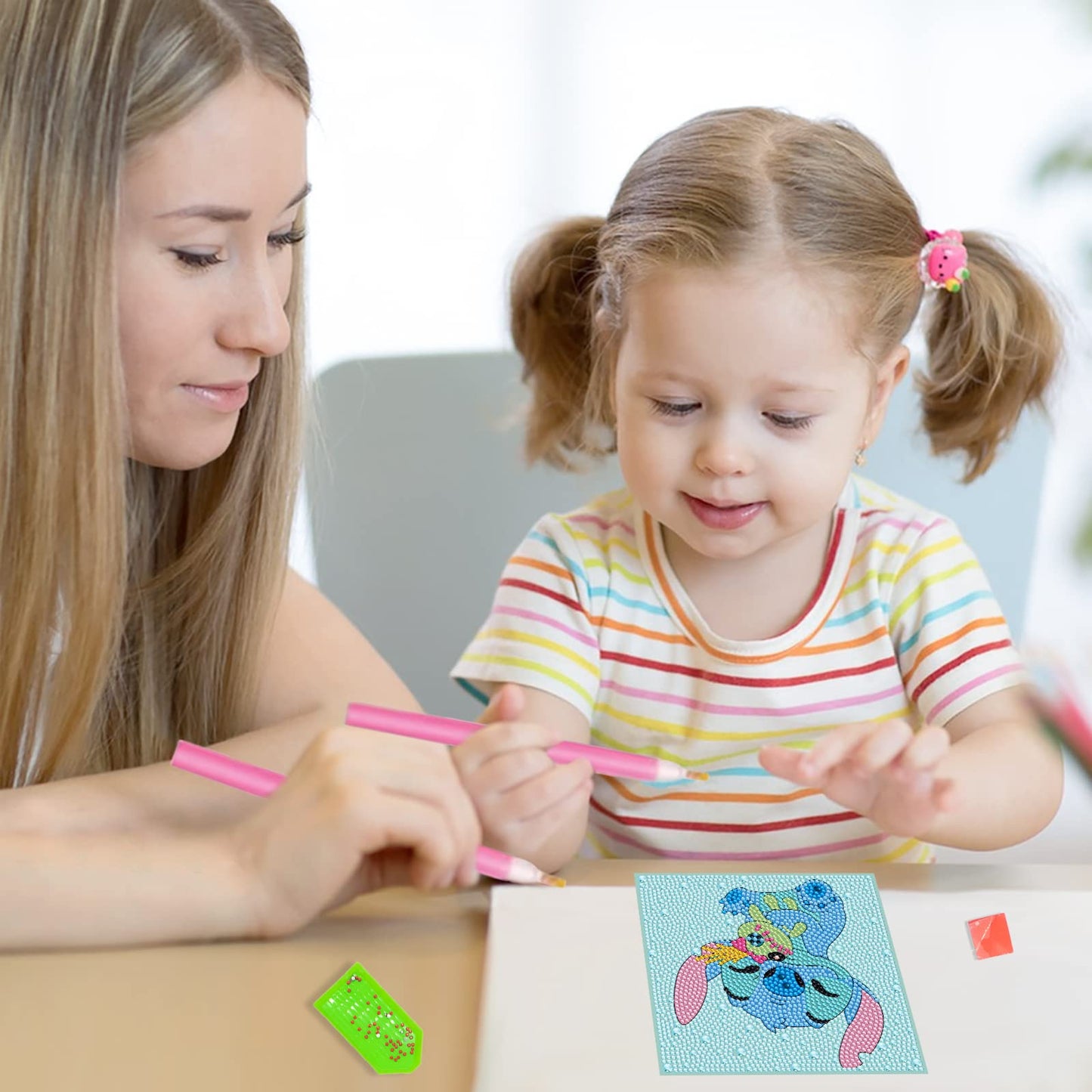 Diamond Painting Kits for Kids - 4 Pack Diamond Art for Kids - 5D Diamond Gem Art by Number Dotz Full Drill Dots - Arts and Crafts for Kids Ages 6 8 10 12 Year Old Girls Boys Birthday Christmas Gifts