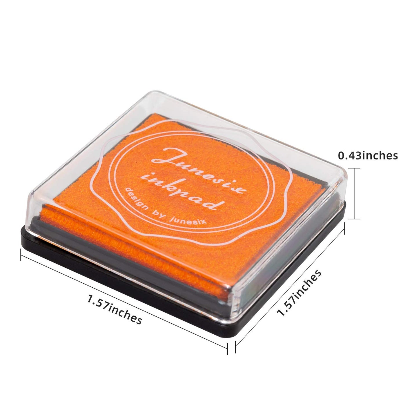 Ancwzoz Ink Pad, 20 Colors Washable Finger Craft Ink Pad for Kids Stamping, 1.57X1.57''